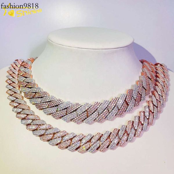 custom hip hop moissanite chain 15mm 18mm sterling sier iced out vvs diamond moissanite cuban link chain, Silver
custom hip hop moissanite chain 15mm 18mm sterling sier iced out vvs diamond moissanite cuban link chain, Silver