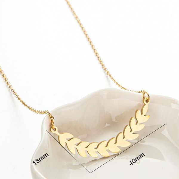 everfast wholesale 10pc/lot long branch leaf stainless steel pendants necklaces korean wheat head charms women men loved jewelry gift, Silver
everfast wholesale 10pc/lot long branch leaf stainless steel pendants necklaces korean wheat head charms women men loved jewelry gift, Silver