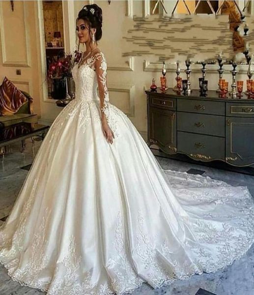 vintage arabic dubai muslim wedding dresses ball gown with long sleeves lace appliqued plus size bridal gowns satin court train je2085563, White
vintage arabic dubai muslim wedding dresses ball gown with long sleeves lace appliqued plus size bridal gowns satin court train je2085563, White
