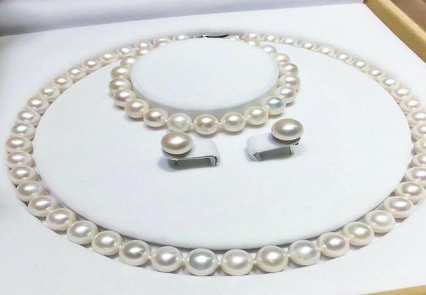 fine pearls jewelry 17inches 8mm south sea white pearl necklace bracelet earring set 14k gold5503543, Silver
fine pearls jewelry 17inches 8mm south sea white pearl necklace bracelet earring set 14k gold5503543, Silver