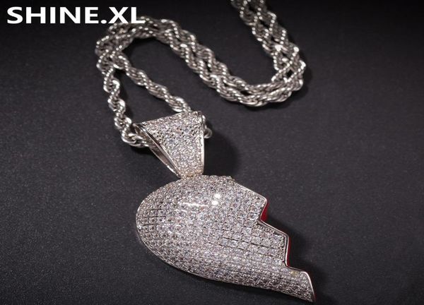 fashion broken heart iced out chain pendant necklace statement gold color cubic zircon necklace hip hop men039s jewelry gift8106299, Silver
fashion broken heart iced out chain pendant necklace statement gold color cubic zircon necklace hip hop men039s jewelry gift8106299, Silver