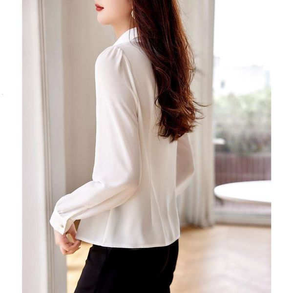 xwixin white chiffon shirt for women autumn style simple commutes temperament all matching top
xwixin white chiffon shirt for women autumn style simple commutes temperament all matching top