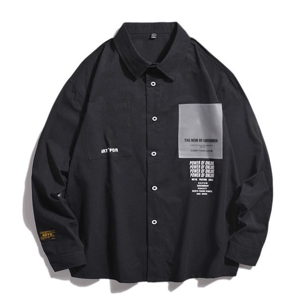 men shirt long sleeve cotton mens shirts spring autumn casual shirt streetwear men fashions button balck shirts for246b, White;black
men shirt long sleeve cotton mens shirts spring autumn casual shirt streetwear men fashions button balck shirts for246b, White;black