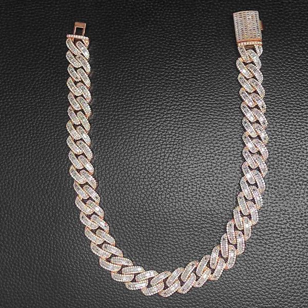 new lab diamond jewelry 22mm 925 silver rose gold plated hpht baguette cut crystal diamond lab grown diamond cuban link necklace
new lab diamond jewelry 22mm 925 silver rose gold plated hpht baguette cut crystal diamond lab grown diamond cuban link necklace
