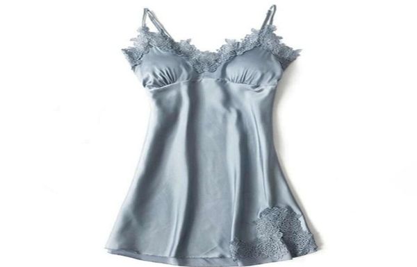 2018 new women nighties summer dress nightgowns sleepwear satin night dress female homewear babydoll nightwear chest pads s927467125, Red;black
2018 new women nighties summer dress nightgowns sleepwear satin night dress female homewear babydoll nightwear chest pads s927467125, Red;black