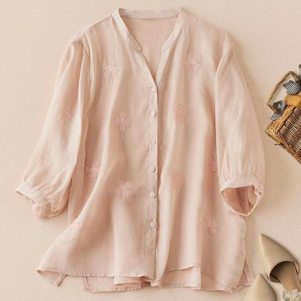 clearance day womens blouses order broken size hemp embroidered blouse for women artistic retro loose beautiful, White
clearance day womens blouses order broken size hemp embroidered blouse for women artistic retro loose beautiful, White