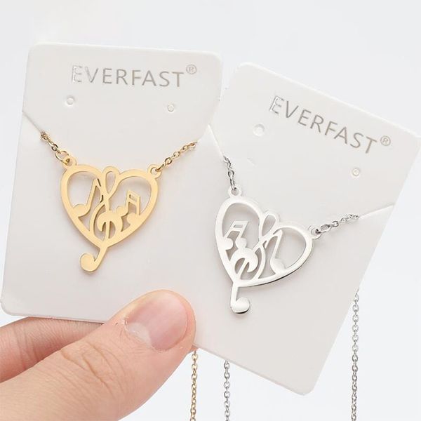 everfast wholesale 10pc/lot funny music note in heart charms stainless steel pendants necklaces women musician loved fashion jewelry gift, Silver
everfast wholesale 10pc/lot funny music note in heart charms stainless steel pendants necklaces women musician loved fashion jewelry gift, Silver