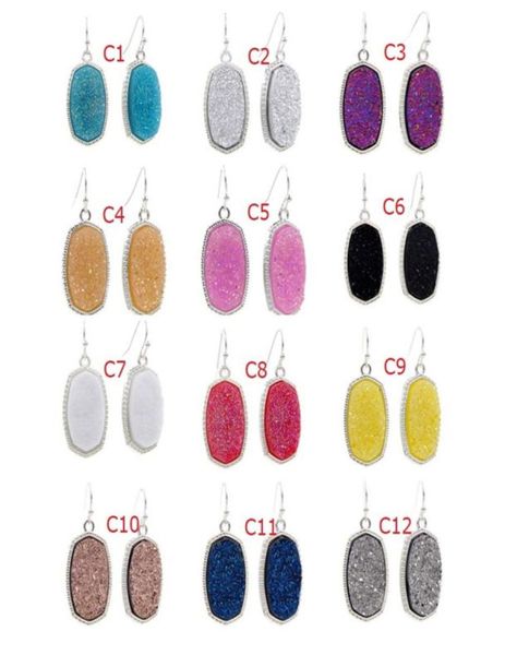 resin hexagon druzy drusy earrings designer oval fashion silver plated dangle earrings for women jewelry party wedding festival gi6739274
resin hexagon druzy drusy earrings designer oval fashion silver plated dangle earrings for women jewelry party wedding festival gi6739274