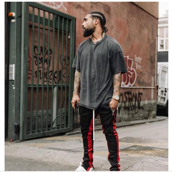 spring summer side zipper pants hip hop style fashion urban sports running clothing crawler leg zip vintage jogger pants black red227q
spring summer side zipper pants hip hop style fashion urban sports running clothing crawler leg zip vintage jogger pants black red227q