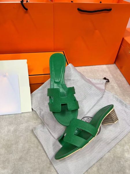 spring and summer new brand high heel sandals and slippers large letter cowhide internal designer women size 35-41 with box, Black
spring and summer new brand high heel sandals and slippers large letter cowhide internal designer women size 35-41 with box, Black