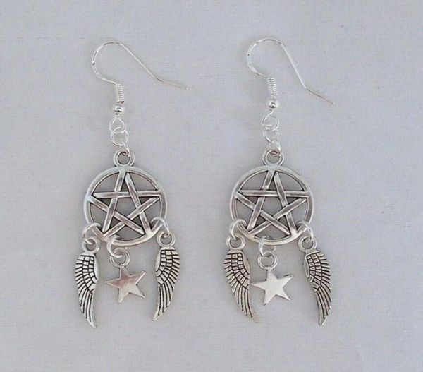 vintage silver supernatural pentagram earrings for women statement angel wings dangle earrings hooks punk drop earing gothic jewel5702523
vintage silver supernatural pentagram earrings for women statement angel wings dangle earrings hooks punk drop earing gothic jewel5702523