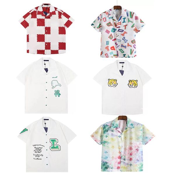 2022 men women casual shirts summer hawaii style button lapel cardigan short sleeve oversized shirt blouses brand designer de265b, White;black
2022 men women casual shirts summer hawaii style button lapel cardigan short sleeve oversized shirt blouses brand designer de265b, White;black