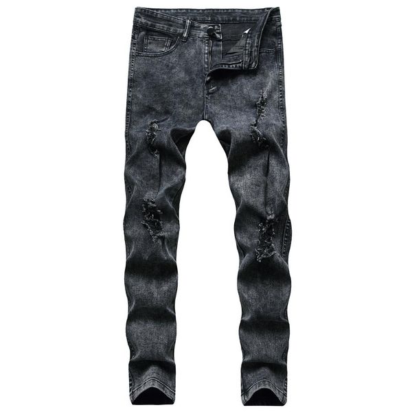 mens jeans street style mens biker jeans hole distrressed with zipper slim fit denim casual male trousers pants270s, Blue
mens jeans street style mens biker jeans hole distrressed with zipper slim fit denim casual male trousers pants270s, Blue