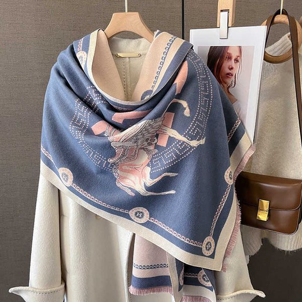 brand designer wool scarf of h ermes online store 2023 pony fashion imitation cashmere scarf womens winter thickened double sided warm neck, Blue;gray
brand designer wool scarf of h ermes online store 2023 pony fashion imitation cashmere scarf womens winter thickened double sided warm neck, Blue;gray