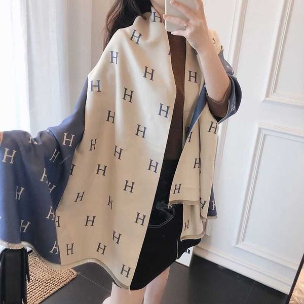 designer winter h home scarf onlline shop autumn and beautiful atmosphere letter fashion fresh warm, Blue;gray
designer winter h home scarf onlline shop autumn and beautiful atmosphere letter fashion fresh warm, Blue;gray