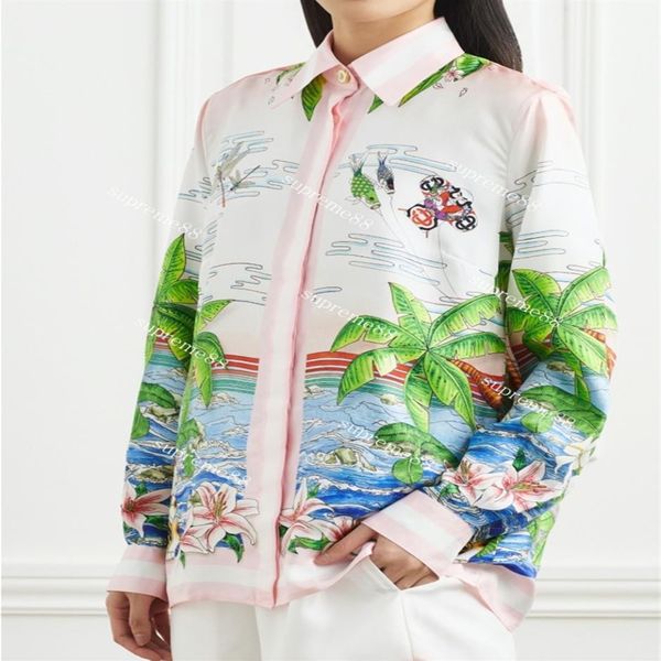 casablanca 2022 new released women printed satin shirt men designer long sleeve shirts237c, White;black
casablanca 2022 new released women printed satin shirt men designer long sleeve shirts237c, White;black