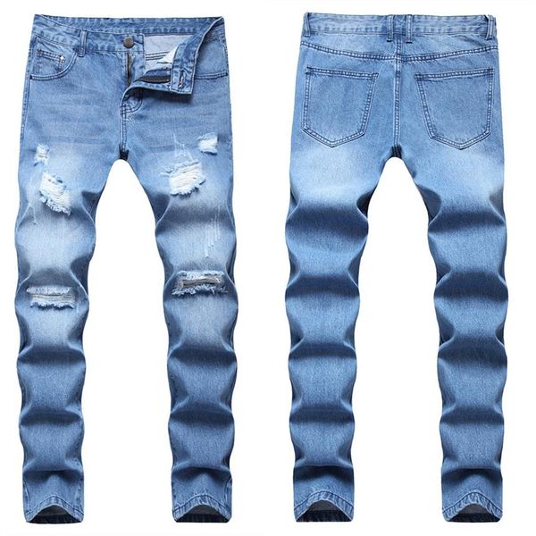men's jeans man slim tailored cotton denim trousers 2022 stretchy ripped skinny biker embroidery print destroyed hole taped f267h, Blue
men's jeans man slim tailored cotton denim trousers 2022 stretchy ripped skinny biker embroidery print destroyed hole taped f267h, Blue