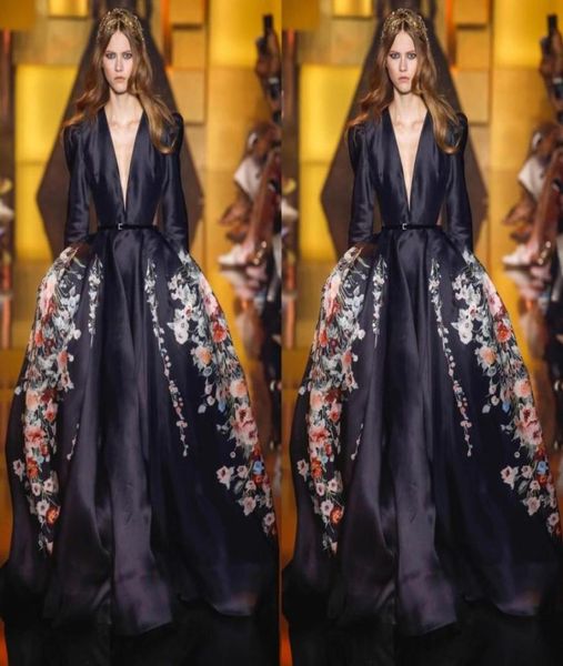 elie saab black prom dresses deep v neck long sleeves satin sweep train a line evening gowns party dress red carpet celebrity dres6656368
elie saab black prom dresses deep v neck long sleeves satin sweep train a line evening gowns party dress red carpet celebrity dres6656368