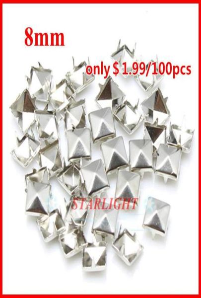 sewing notions or tools studs and spikes 8mm pyramid stud silver punk rock diy rivet spike 1000pcslot4310320, Black
sewing notions or tools studs and spikes 8mm pyramid stud silver punk rock diy rivet spike 1000pcslot4310320, Black