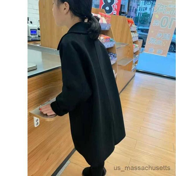 jackets girls woolen coat jacket cotton outwear overcoat 2023 luxury warm thicken winter teenager children's clothing r230812, Blue;gray
jackets girls woolen coat jacket cotton outwear overcoat 2023 luxury warm thicken winter teenager children's clothing r230812, Blue;gray