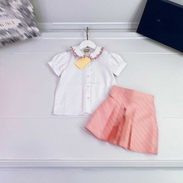 designer baby tracksuits girls dresses sets size 100-160 cm 2pcs flower embroidered lapel shirt and letter printed skirt aug10, White
designer baby tracksuits girls dresses sets size 100-160 cm 2pcs flower embroidered lapel shirt and letter printed skirt aug10, White