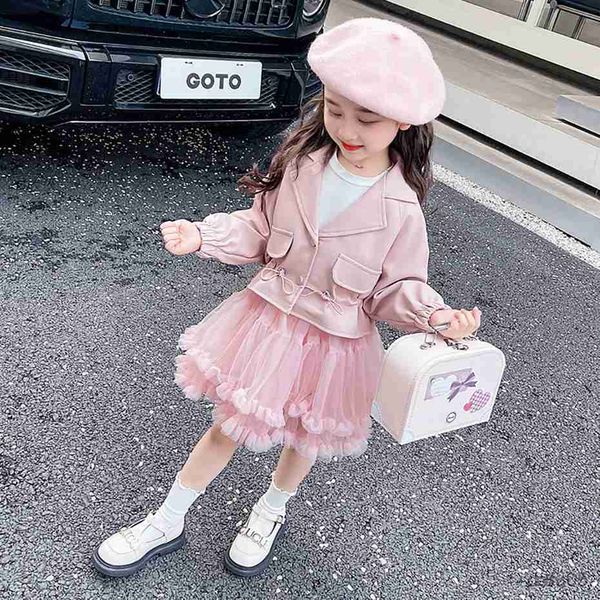 clothing sets kids clothes leather jacket mesh dress clothing for girls casual style clothes for girls spring autumn kid clothes r230812, White
clothing sets kids clothes leather jacket mesh dress clothing for girls casual style clothes for girls spring autumn kid clothes r230812, White