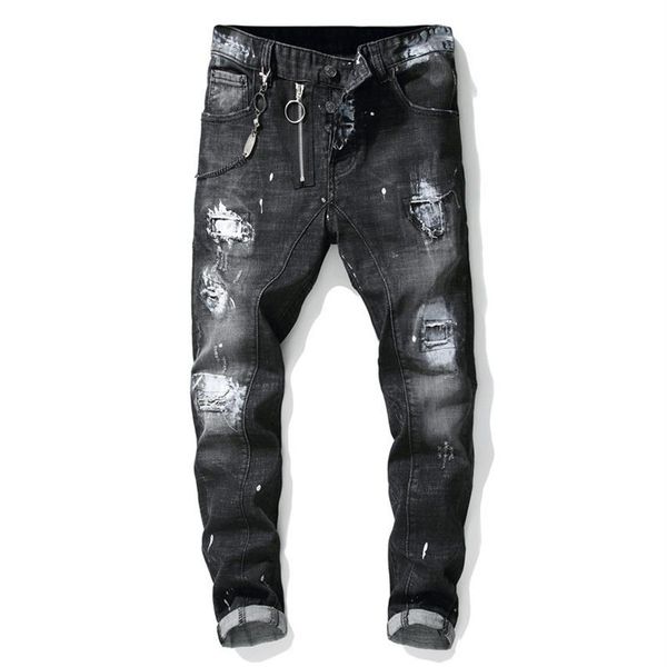 moruancle mens hi street ripped painted jeans pants with holes streetwear distressed denim trousers black printed jeans298s, Blue
moruancle mens hi street ripped painted jeans pants with holes streetwear distressed denim trousers black printed jeans298s, Blue