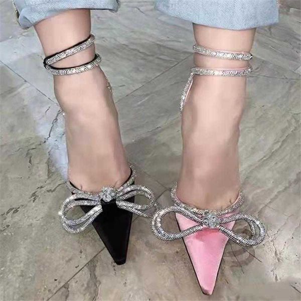 sandals runway style glitter rhinestones women pumps crystal bowknot satin summer lady shoes genuine leather high heels party prom 230417, Black
sandals runway style glitter rhinestones women pumps crystal bowknot satin summer lady shoes genuine leather high heels party prom 230417, Black