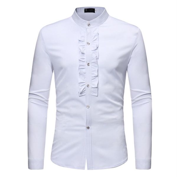 men's dress shirts england casual shirt men wedding style blouse harajuku clothing novelty flowers decor elegant male ni246x, White;black
men's dress shirts england casual shirt men wedding style blouse harajuku clothing novelty flowers decor elegant male ni246x, White;black