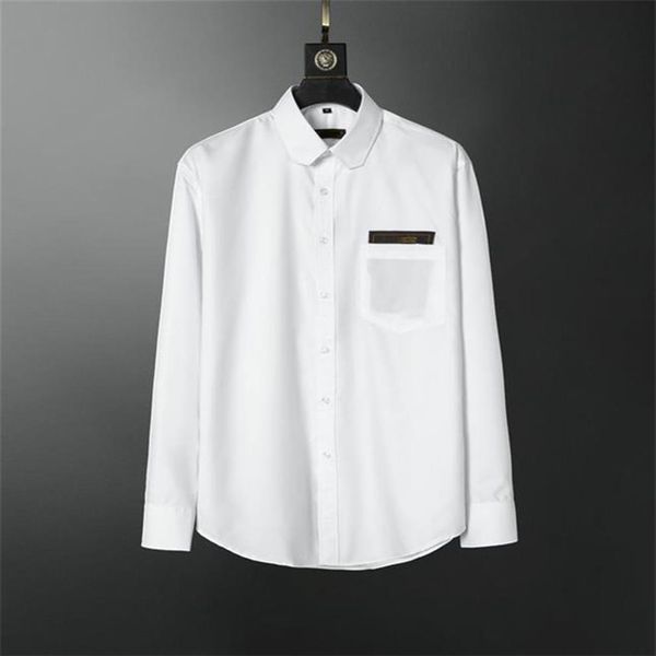 luxurys designers men's dress shirts fashion trend casual business cocktail shirt long sleeve solid color summer263l, White;black
luxurys designers men's dress shirts fashion trend casual business cocktail shirt long sleeve solid color summer263l, White;black