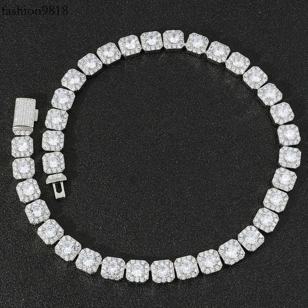 pass diamond tester hip hop jewelry 13mm vvs moissanite diamond sier iced out tennis chain necklaces, Silver
pass diamond tester hip hop jewelry 13mm vvs moissanite diamond sier iced out tennis chain necklaces, Silver