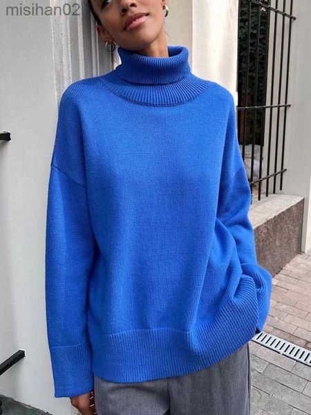 women's knits tees fashion women's turtleneck autumn winter new knit pullover sweaters oversized jumper loose casual solid blue gr, White
women's knits tees fashion women's turtleneck autumn winter new knit pullover sweaters oversized jumper loose casual solid blue gr, White
