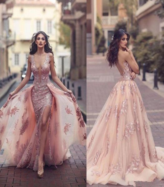 modest blush pink lace floral prom pageant dresses with detachable train split vneck dubai arabic princess occasion evening 1934237, Black
modest blush pink lace floral prom pageant dresses with detachable train split vneck dubai arabic princess occasion evening 1934237, Black