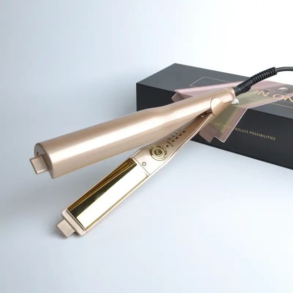 15s fast heating 2-in-1 hair straightener & curler - temperature memory for all hair types - perfect gift for girls & women, Black
15s fast heating 2-in-1 hair straightener & curler - temperature memory for all hair types - perfect gift for girls & women, Black