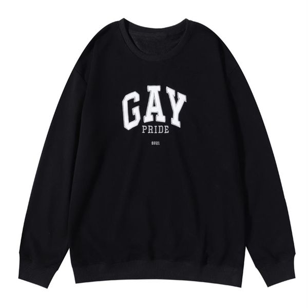 23ss new embroidery printing pride men's women's hoodies fashion casual luxury sweatshirts gay clothing popularity sweat2347, Black
23ss new embroidery printing pride men's women's hoodies fashion casual luxury sweatshirts gay clothing popularity sweat2347, Black