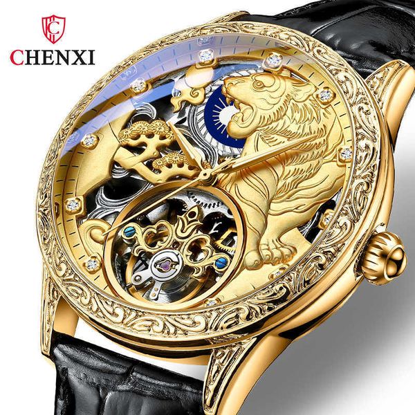 2023 chenxi 6029 good quality luminous watches for men luxury man watch leather automatic mechanical waterproof wristwatch, White;black
2023 chenxi 6029 good quality luminous watches for men luxury man watch leather automatic mechanical waterproof wristwatch, White;black