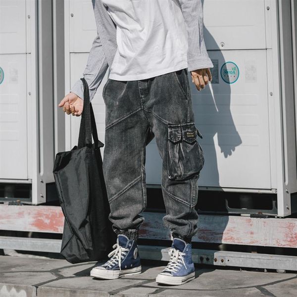 japanese fashion men jeans loose fit black gray big pocket cargo pants vintage designer streetwear hip hop jeans men joggers265u, Blue
japanese fashion men jeans loose fit black gray big pocket cargo pants vintage designer streetwear hip hop jeans men joggers265u, Blue
