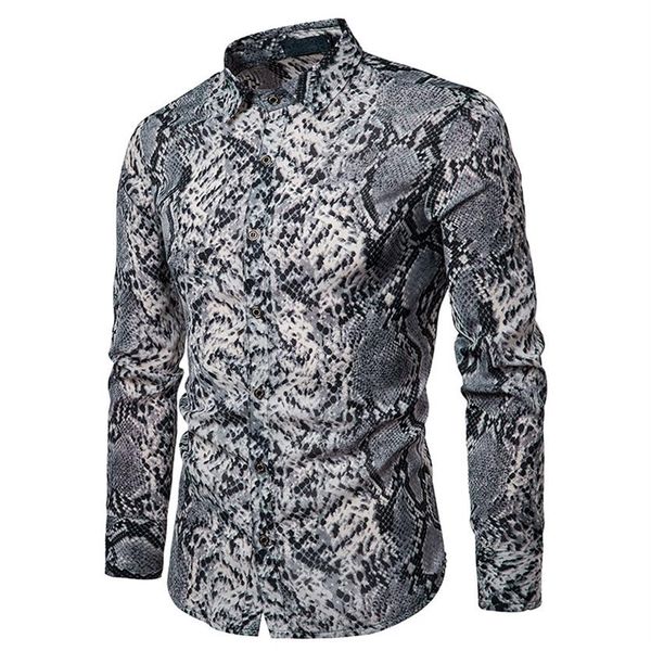 autumn snakeskin pattern long sleeve men dress shirt good quality tuxedo slim fit christmas200b, White;black
autumn snakeskin pattern long sleeve men dress shirt good quality tuxedo slim fit christmas200b, White;black