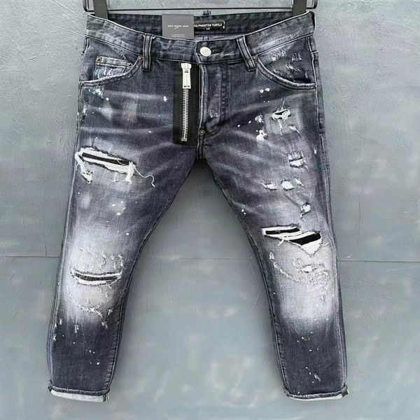 dsq phantom turtle men's jeans classic fashion man jeans hip hop rock moto mens casual design ripped jeans distressed skinny 254u, Blue
dsq phantom turtle men's jeans classic fashion man jeans hip hop rock moto mens casual design ripped jeans distressed skinny 254u, Blue