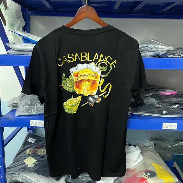 men's tshirts harajuku summer casablanca white wine cup letter print tshirt men's and women's cotton casual fashion 230811, White;black
men's tshirts harajuku summer casablanca white wine cup letter print tshirt men's and women's cotton casual fashion 230811, White;black