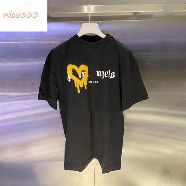 23ss new t shirt city spray letter black purple heart shaped pattern pure cotton white powder green dark blue yellow men women sho238q, White;black
23ss new t shirt city spray letter black purple heart shaped pattern pure cotton white powder green dark blue yellow men women sho238q, White;black