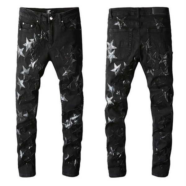 mens jeans designer jean man whole brand patchwork stars casual customized ripped distressed slim retro holes skateboard strai256c, Blue
mens jeans designer jean man whole brand patchwork stars casual customized ripped distressed slim retro holes skateboard strai256c, Blue