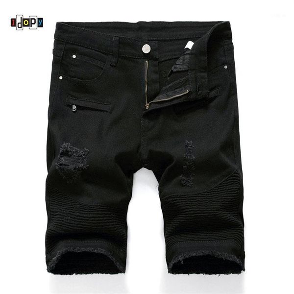 men's jeans idopy men ripped biker denim shorts summer motorcycle for male multi pockets brand designer plus size 28-401248j, Blue
men's jeans idopy men ripped biker denim shorts summer motorcycle for male multi pockets brand designer plus size 28-401248j, Blue