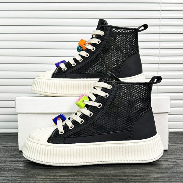 dress shoe mesh high vulcanize lace up casual sneakers platform height increasing girl female ankle boots 2023 230812, Black
dress shoe mesh high vulcanize lace up casual sneakers platform height increasing girl female ankle boots 2023 230812, Black