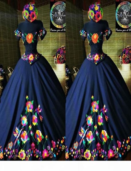 2021 fashion charro mexico quinceanera dresses navy blue embroidered off the shoulder satin corset back sweet 15 girls prom dress 7596113, Blue;red
2021 fashion charro mexico quinceanera dresses navy blue embroidered off the shoulder satin corset back sweet 15 girls prom dress 7596113, Blue;red