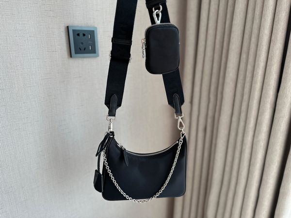 tz classic designer nylon bag women luxurys crossbody shoulder bags 3pcs re-edition 2005 chest black canvas zippe belts chains wallets under
tz classic designer nylon bag women luxurys crossbody shoulder bags 3pcs re-edition 2005 chest black canvas zippe belts chains wallets under