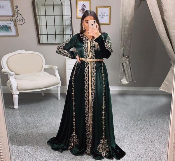 velvet moroccan kaftan evening dresses hunter green golden embroidery appliques saudi arabic muslim long sleeve prom gown5813760, Black;red
velvet moroccan kaftan evening dresses hunter green golden embroidery appliques saudi arabic muslim long sleeve prom gown5813760, Black;red