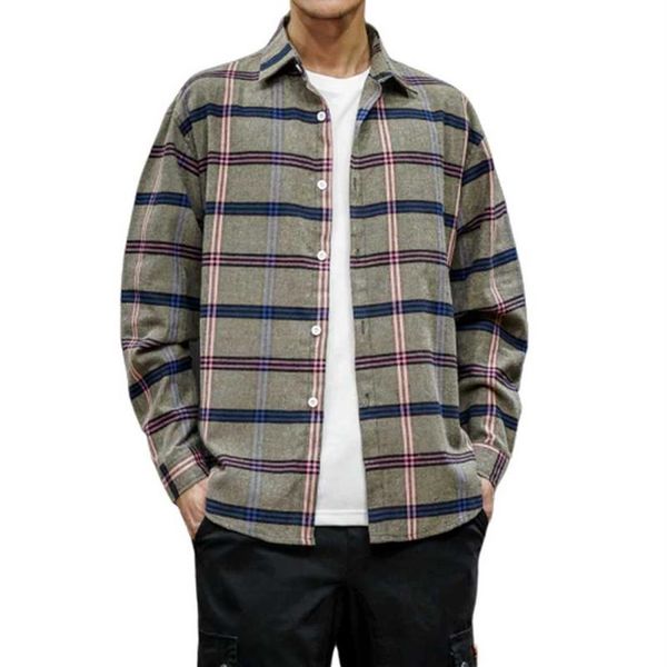 2020 spring new plaid shirt male loose youth shirt -5xl large size casual hippie long sleeve304e, White;black
2020 spring new plaid shirt male loose youth shirt -5xl large size casual hippie long sleeve304e, White;black