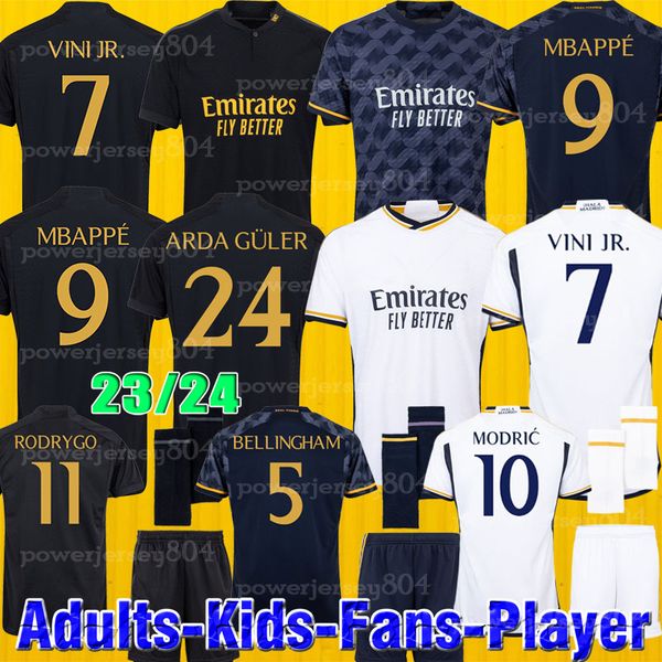 23 24 mbappe #9 real madrids fans player soccer jerseys benzema bellingham 2023 vini jr football shirts camiseta de futbol men kids kit unif, Black;yellow
23 24 mbappe #9 real madrids fans player soccer jerseys benzema bellingham 2023 vini jr football shirts camiseta de futbol men kids kit unif, Black;yellow
