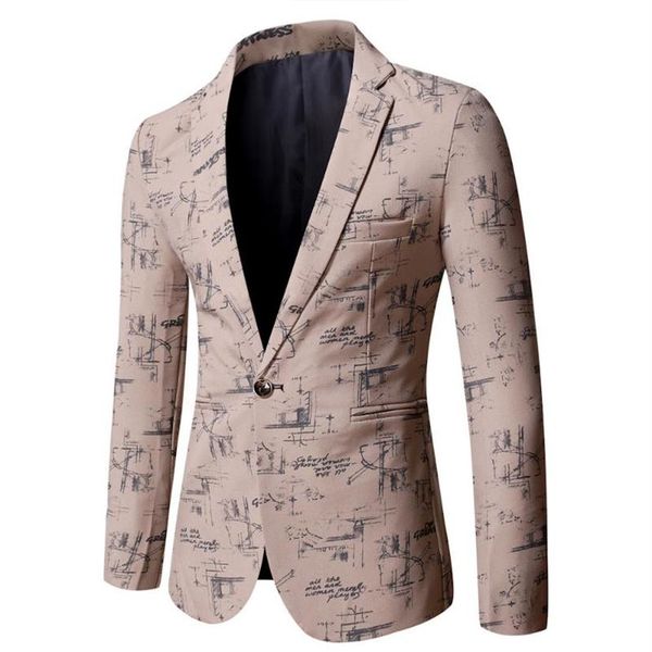 men's suits & blazers mens fashion high-grade printing suit coat casual wedding business male blazer jacket masculino slim fi307k, White;black
men's suits & blazers mens fashion high-grade printing suit coat casual wedding business male blazer jacket masculino slim fi307k, White;black